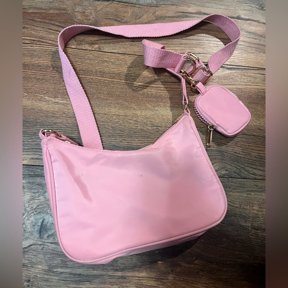 Pink shoulder bag
